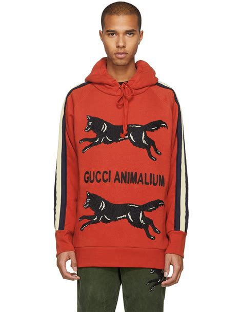 red gucci hoodie|Gucci cropped sweatshirt hoodie.